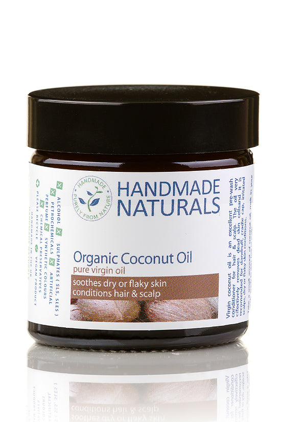 VIRGIN ORGANIC COCONUT OIL for Flaky Itchy Scalps, Dandruff Removal & Hair Conditioning