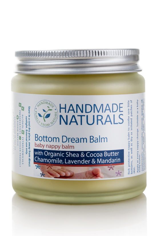 BOTTOM DREAM Natural Baby NAPPY BALM with Organic Cocoa & Shea Butter - 120 ML