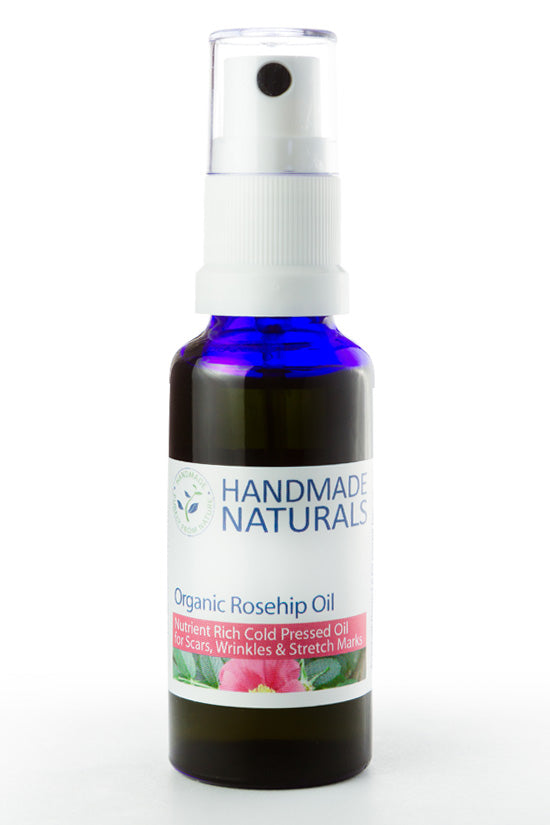 Organic ROSEHIP SEED OIL  (unscented) Moisturiser for Wrinkles, Scars & Stretchmarks 30 ML
