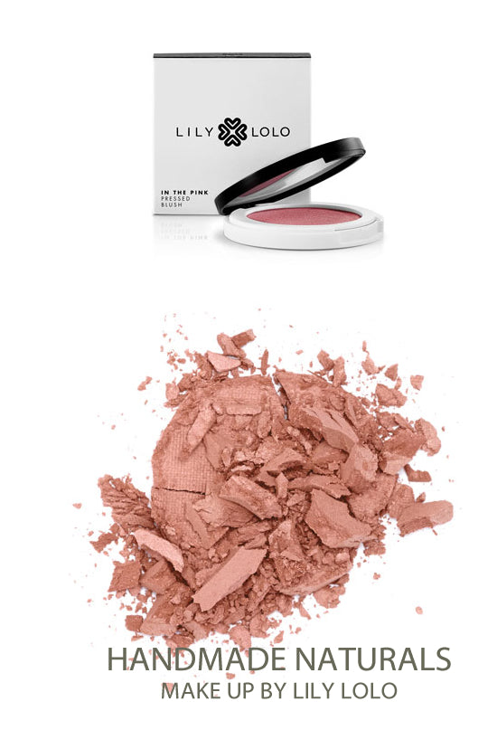 Mineral PRESSED BLUSH with Argan & Pomegranate Oil by Lily Lolo *TICKLED PINK*