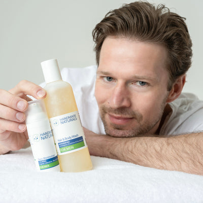 Calming FACE MOISTURISER FOR MEN with Shea Butter, Organic Calendula & Jojoba - 50 ML