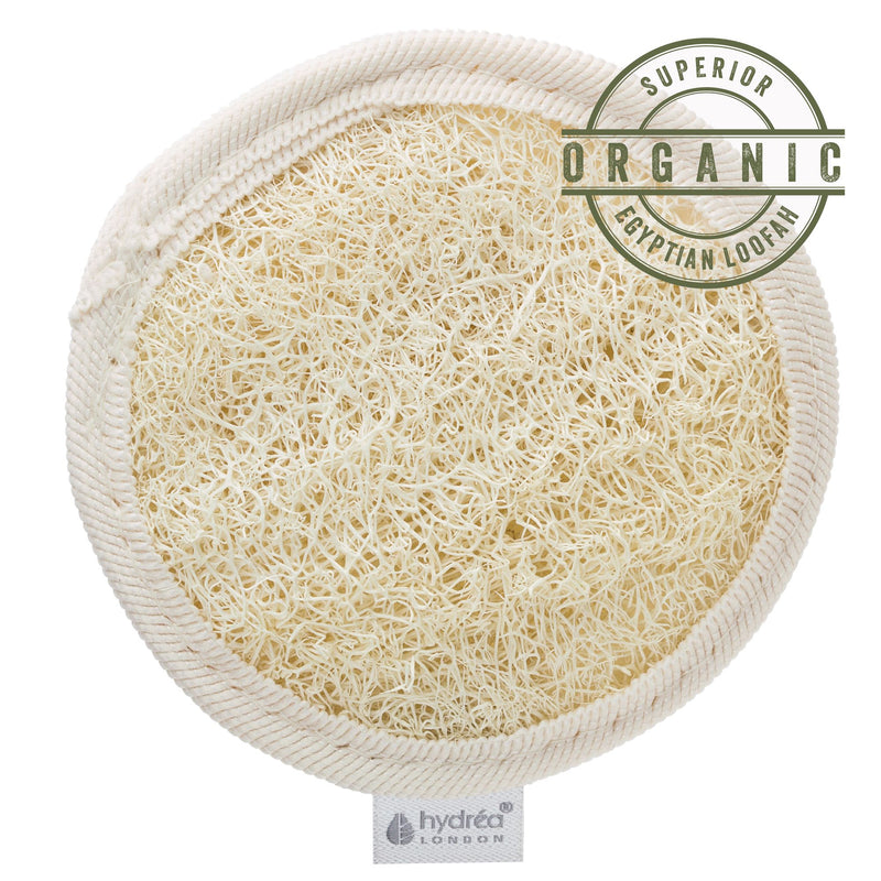 FACIAL LOOFAH PAD - Pure Egyptian Loofah for Gentle Skin Exfoliation