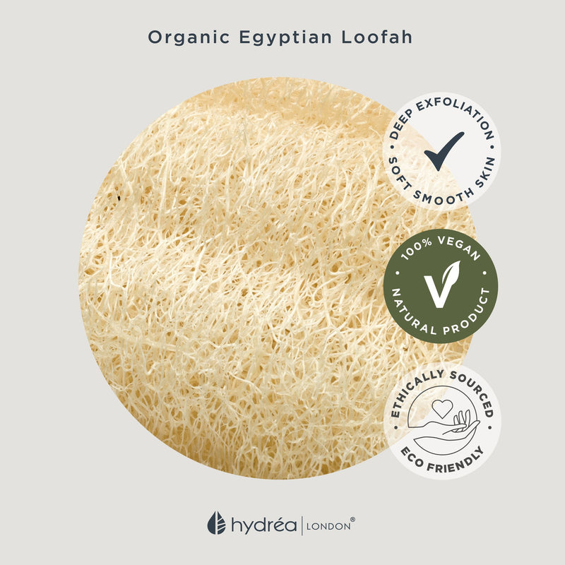 FACIAL LOOFAH PAD - Pure Egyptian Loofah for Gentle Skin Exfoliation