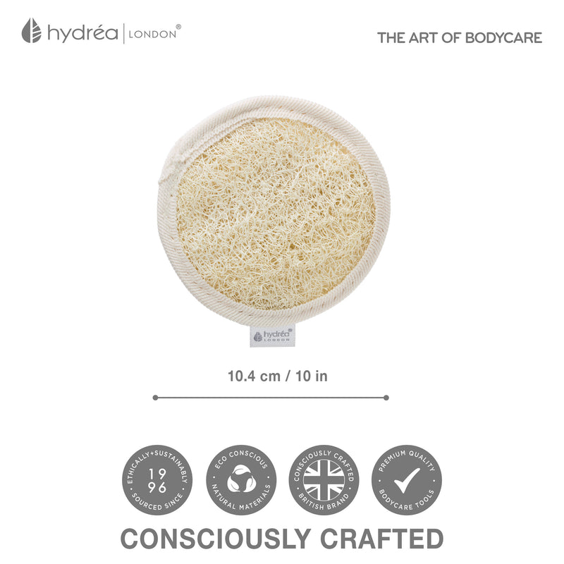 FACIAL LOOFAH PAD - Pure Egyptian Loofah for Gentle Skin Exfoliation