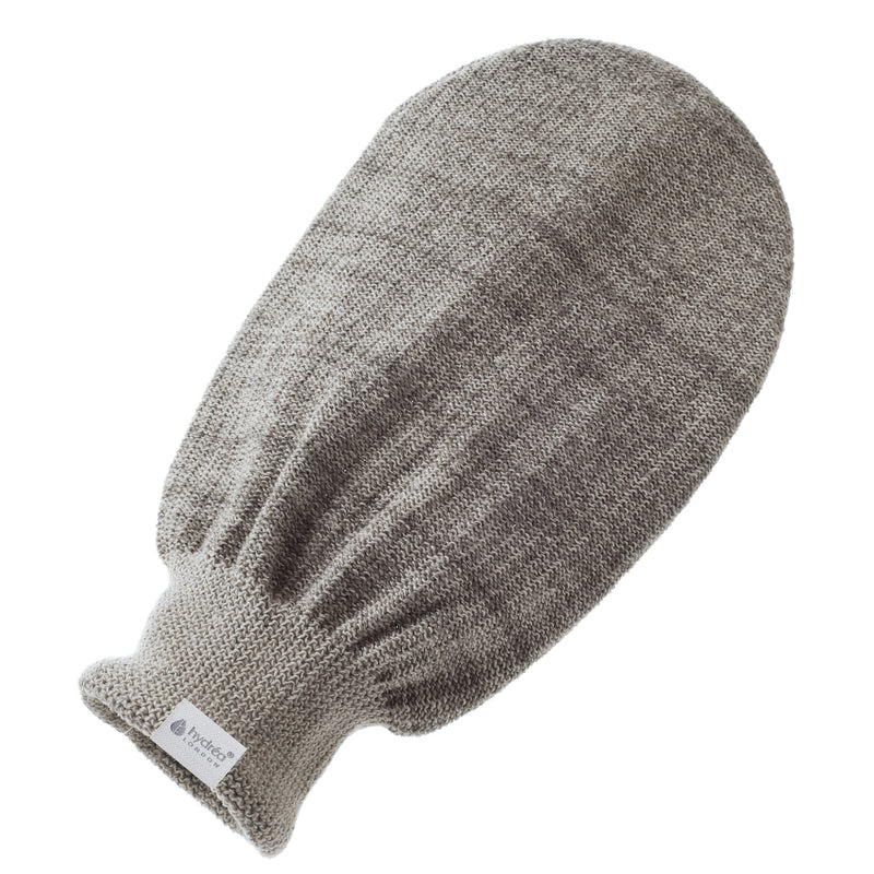 Pure LINEN HAMAM MITT for gentle Skin Exfoliation