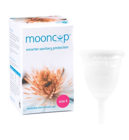 MOONCUP - eco-friendly reusable menstrual cup - SIZE A (over 30 & after vaginal birth)