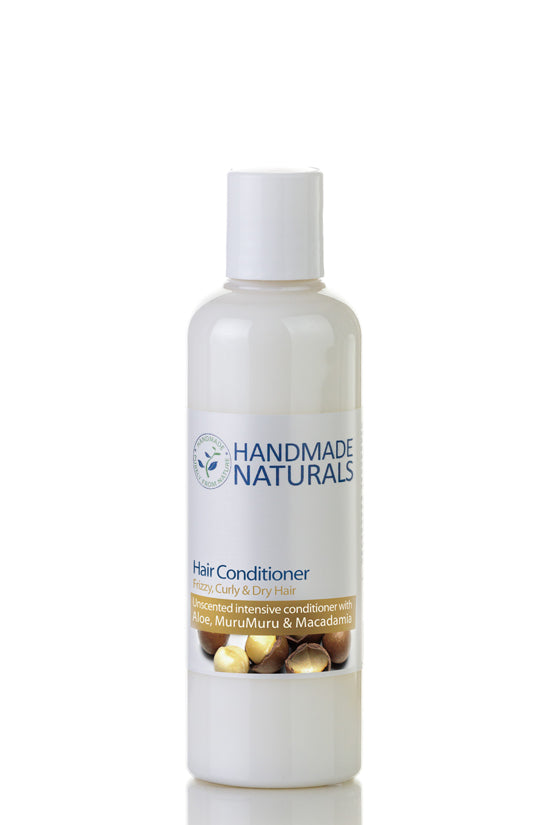 Organic ALOE, MURUMURU & MACADAMIA CONDITIONER for Frizzy/Curly & Dry Hair - UNSCENTED - 125 ML