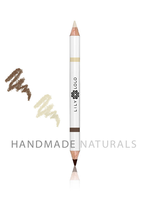 Natural Eyebrow Duo Pencil by Lily Lolo - Colour & Highlighter in One - LIGHT