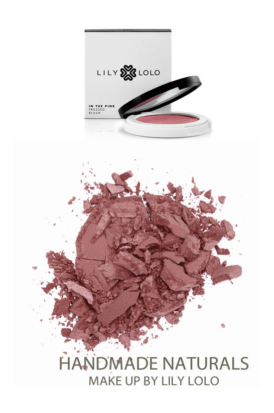 Mineral PRESSED BLUSH with Argan & Pomegranate Oil by Lily Lolo - *COMING UP ROSES*