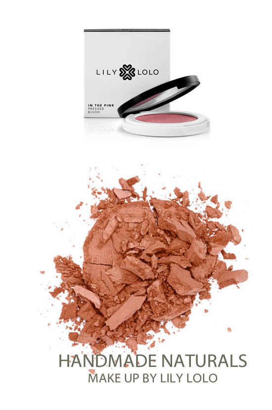 Mineral PRESSED BLUSH with Argan & Pomegranate Oil by Lily Lolo *JUST PEACHY*