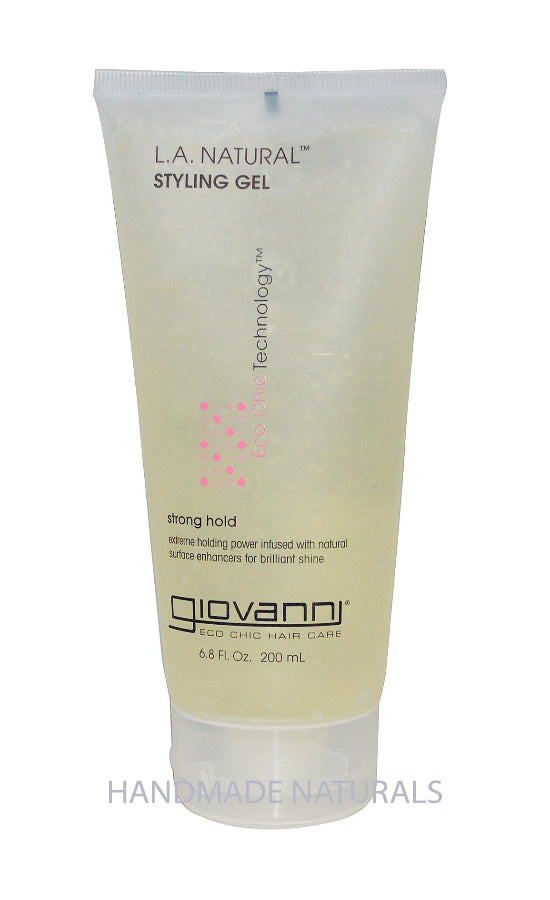 GIOVANNI L.A. HAIR STYLING GEL with Botanical Extracts, STRONG HOLD, 200 ml