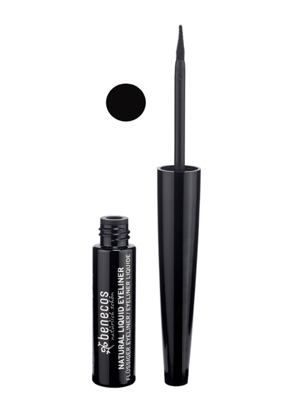 Natural Liquid EYELINER with Organic Jojoba & Flower Extracts by BENECOS