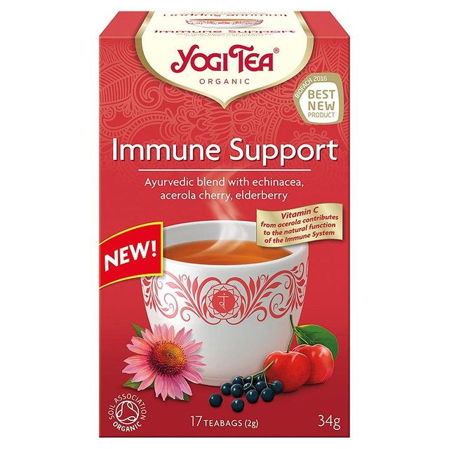 Yogi tea IMMUNE SUPPORT (Soothing, Mild with natural Vitamin C)