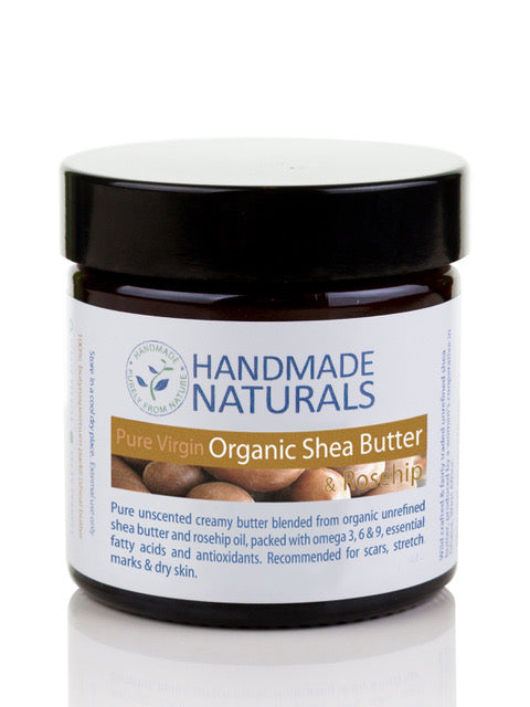 ORGANIC SHEA BUTTER & ROSEHIP Balm for Scars, Stretch Marks & Dry Skin - 120 ML