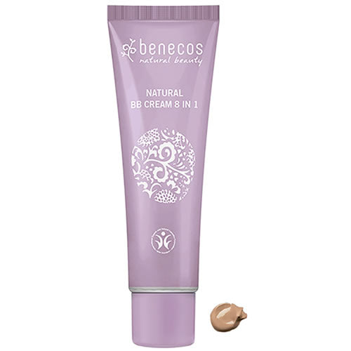 Natural 8-in-1 BB Cream with Shea Butter, Jojoba, Acai & Pomegranate by Benecos *BEIGE*